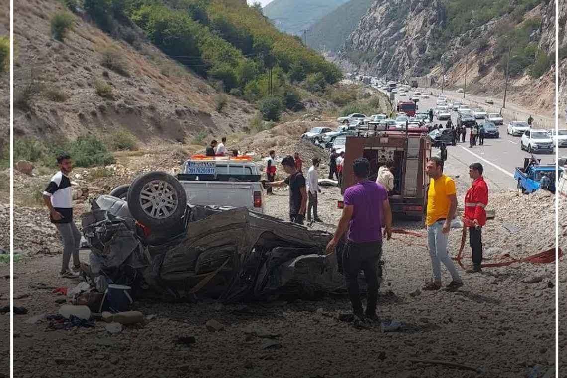 حادثه مرگ‌بار در محور سوادکوه